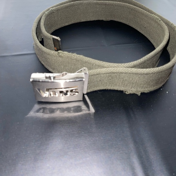 Vans Green Belt with Stainless Buckle - Picture 2 of 3
